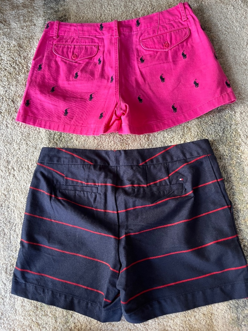 Ralph Lauren and Tommy Hilfiger shorts bundle size 8